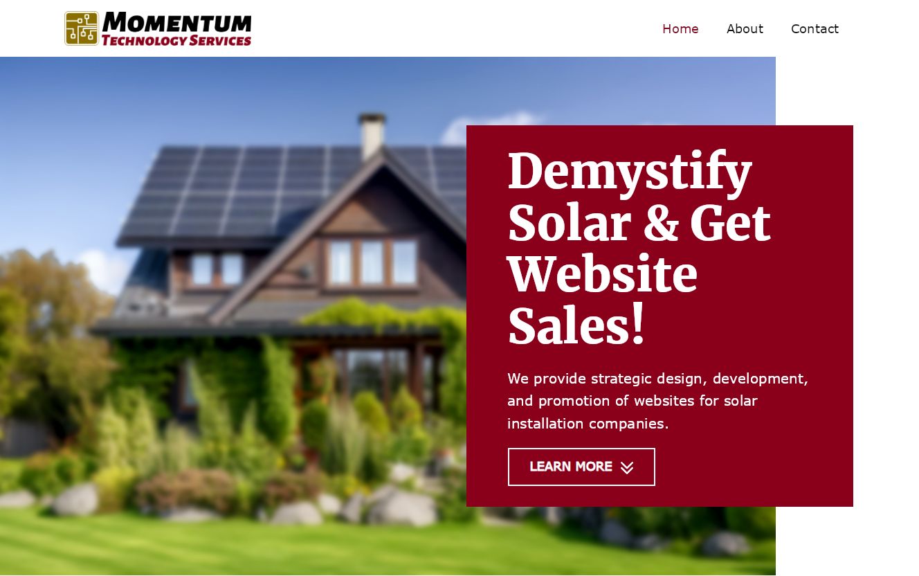 MTS - Dynamic Website Solutions for Solar